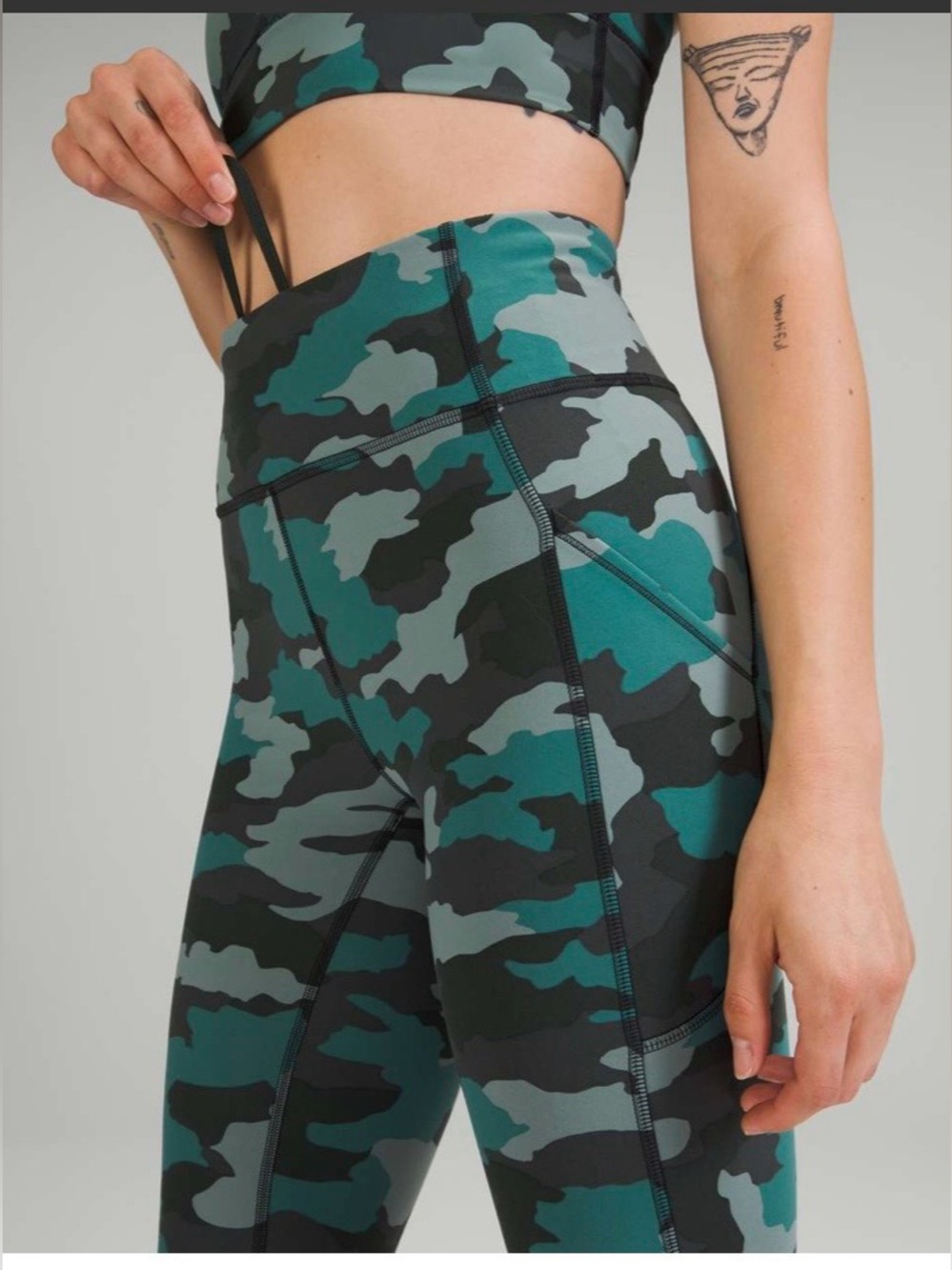 Lululemon Invigorate High Rise Crop - Picture 3 of 10